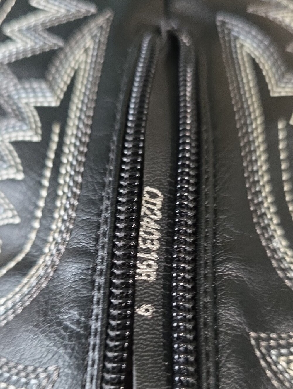 Onlymaker Black Embroidered Cowboy Boots Knee High Western Cowgirl Sz 9 - Picture 10 of 10